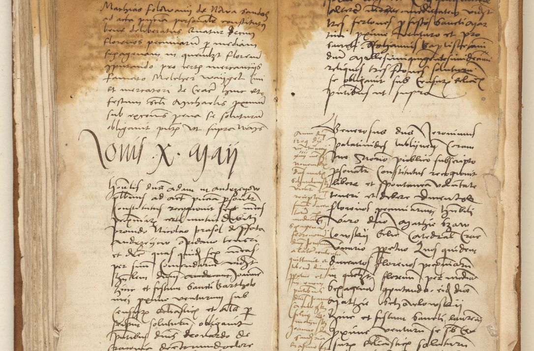 Zdjęcie nr 180 dla obiektu archiwalnego: [Acta] obligation[um] coram reverendo p[atre] domino Johanne de Starzechouicze decretor[um] doctore, scolastico Visl[i]ciensi, canonico et in spirituali[bus] vicario generali Crac[oviensi] ad annum Domini m[ille]simum quingentesimum [quartum], indicione septim[a], [pon]tificatus sancti[ssimi in] Christo patris [domini nostri] domini Julii divina pro[vi]dencia pape secundi, anno primo feliciter i[nci]piunt.