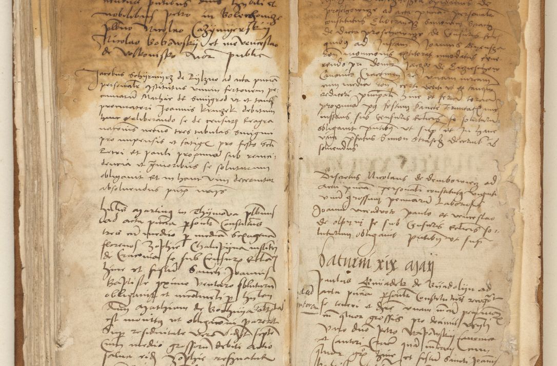 Zdjęcie nr 181 dla obiektu archiwalnego: [Acta] obligation[um] coram reverendo p[atre] domino Johanne de Starzechouicze decretor[um] doctore, scolastico Visl[i]ciensi, canonico et in spirituali[bus] vicario generali Crac[oviensi] ad annum Domini m[ille]simum quingentesimum [quartum], indicione septim[a], [pon]tificatus sancti[ssimi in] Christo patris [domini nostri] domini Julii divina pro[vi]dencia pape secundi, anno primo feliciter i[nci]piunt.