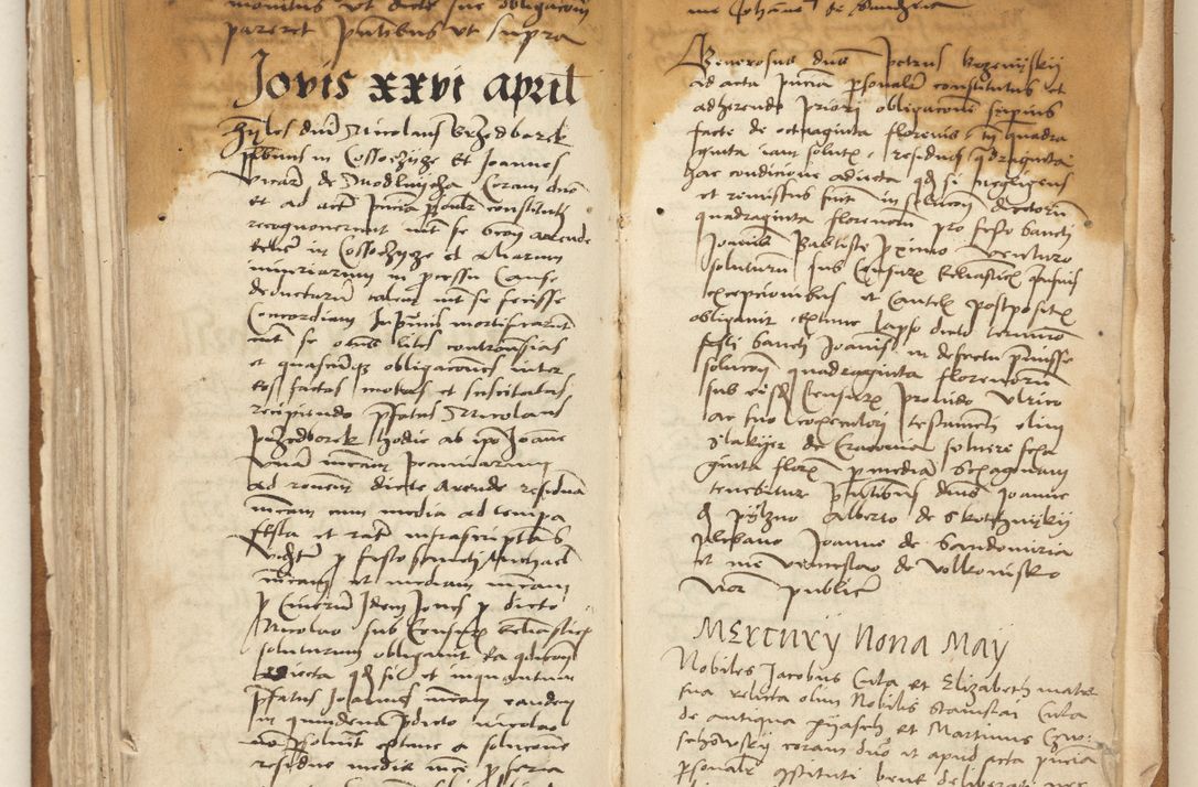 Zdjęcie nr 179 dla obiektu archiwalnego: [Acta] obligation[um] coram reverendo p[atre] domino Johanne de Starzechouicze decretor[um] doctore, scolastico Visl[i]ciensi, canonico et in spirituali[bus] vicario generali Crac[oviensi] ad annum Domini m[ille]simum quingentesimum [quartum], indicione septim[a], [pon]tificatus sancti[ssimi in] Christo patris [domini nostri] domini Julii divina pro[vi]dencia pape secundi, anno primo feliciter i[nci]piunt.