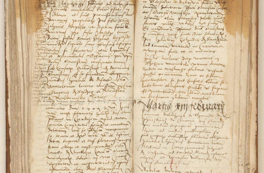 Zdjęcie nr 170 dla obiektu archiwalnego: [Acta] obligation[um] coram reverendo p[atre] domino Johanne de Starzechouicze decretor[um] doctore, scolastico Visl[i]ciensi, canonico et in spirituali[bus] vicario generali Crac[oviensi] ad annum Domini m[ille]simum quingentesimum [quartum], indicione septim[a], [pon]tificatus sancti[ssimi in] Christo patris [domini nostri] domini Julii divina pro[vi]dencia pape secundi, anno primo feliciter i[nci]piunt.