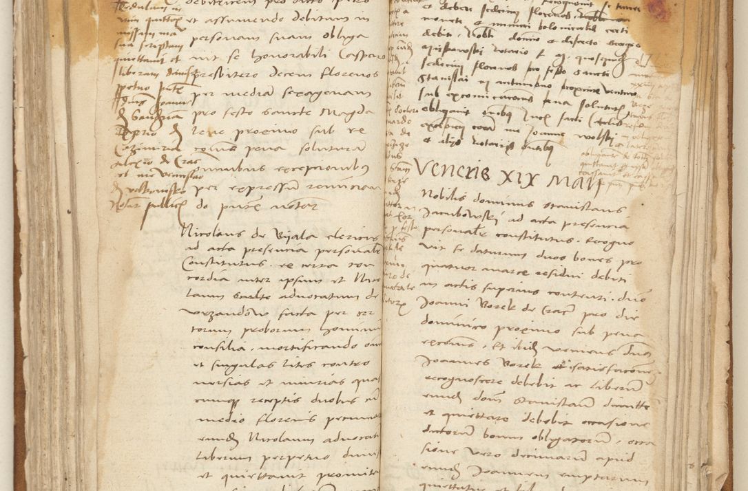 Zdjęcie nr 160 dla obiektu archiwalnego: [Acta] obligation[um] coram reverendo p[atre] domino Johanne de Starzechouicze decretor[um] doctore, scolastico Visl[i]ciensi, canonico et in spirituali[bus] vicario generali Crac[oviensi] ad annum Domini m[ille]simum quingentesimum [quartum], indicione septim[a], [pon]tificatus sancti[ssimi in] Christo patris [domini nostri] domini Julii divina pro[vi]dencia pape secundi, anno primo feliciter i[nci]piunt.