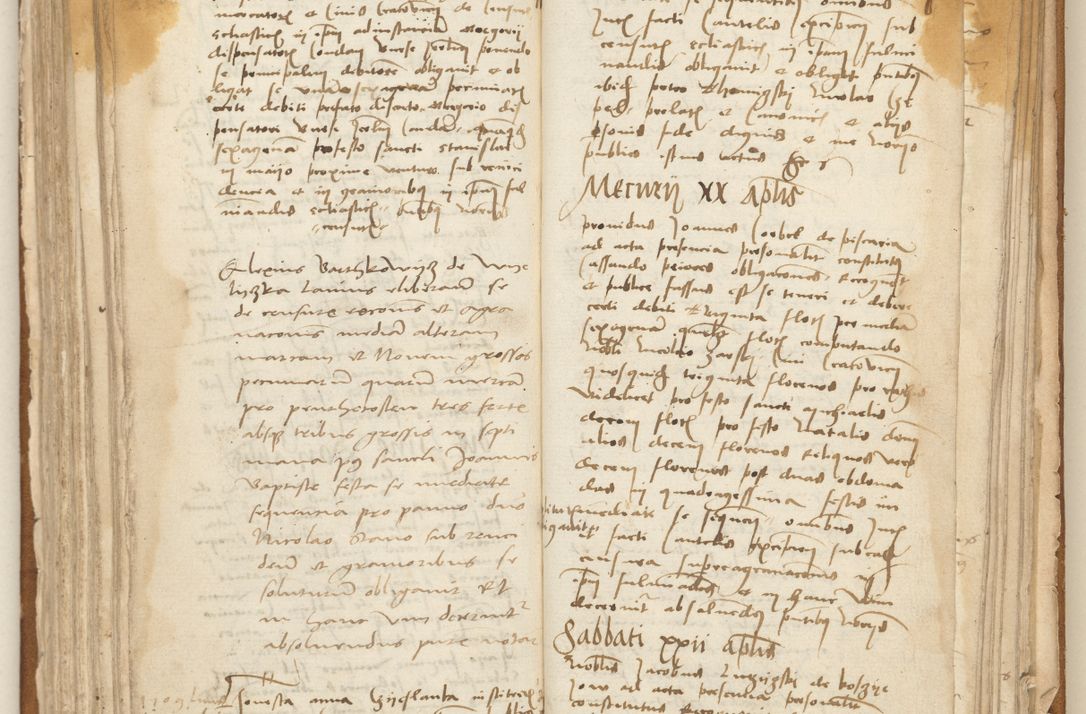 Zdjęcie nr 158 dla obiektu archiwalnego: [Acta] obligation[um] coram reverendo p[atre] domino Johanne de Starzechouicze decretor[um] doctore, scolastico Visl[i]ciensi, canonico et in spirituali[bus] vicario generali Crac[oviensi] ad annum Domini m[ille]simum quingentesimum [quartum], indicione septim[a], [pon]tificatus sancti[ssimi in] Christo patris [domini nostri] domini Julii divina pro[vi]dencia pape secundi, anno primo feliciter i[nci]piunt.