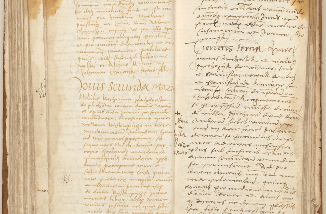 Zdjęcie nr 149 dla obiektu archiwalnego: [Acta] obligation[um] coram reverendo p[atre] domino Johanne de Starzechouicze decretor[um] doctore, scolastico Visl[i]ciensi, canonico et in spirituali[bus] vicario generali Crac[oviensi] ad annum Domini m[ille]simum quingentesimum [quartum], indicione septim[a], [pon]tificatus sancti[ssimi in] Christo patris [domini nostri] domini Julii divina pro[vi]dencia pape secundi, anno primo feliciter i[nci]piunt.
