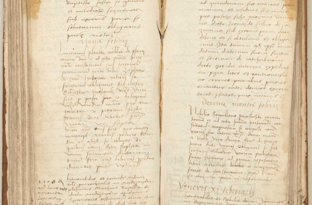 Zdjęcie nr 146 dla obiektu archiwalnego: [Acta] obligation[um] coram reverendo p[atre] domino Johanne de Starzechouicze decretor[um] doctore, scolastico Visl[i]ciensi, canonico et in spirituali[bus] vicario generali Crac[oviensi] ad annum Domini m[ille]simum quingentesimum [quartum], indicione septim[a], [pon]tificatus sancti[ssimi in] Christo patris [domini nostri] domini Julii divina pro[vi]dencia pape secundi, anno primo feliciter i[nci]piunt.