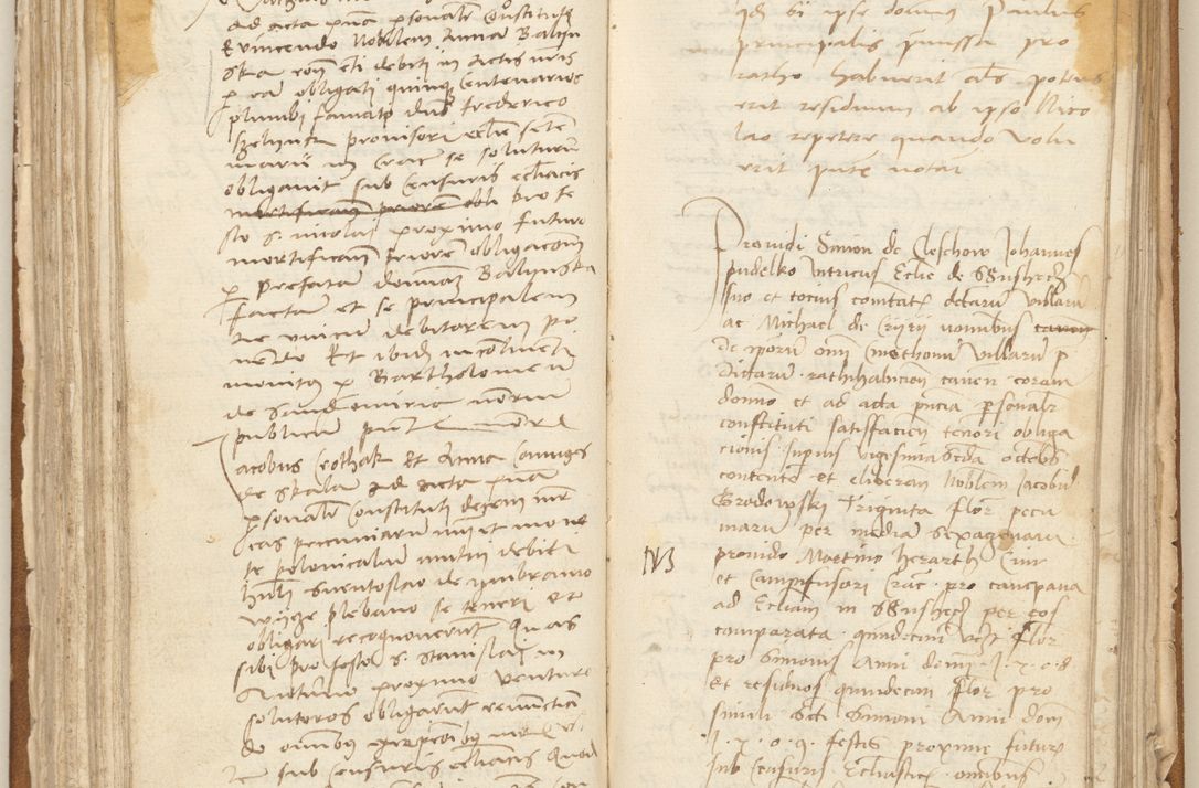 Zdjęcie nr 139 dla obiektu archiwalnego: [Acta] obligation[um] coram reverendo p[atre] domino Johanne de Starzechouicze decretor[um] doctore, scolastico Visl[i]ciensi, canonico et in spirituali[bus] vicario generali Crac[oviensi] ad annum Domini m[ille]simum quingentesimum [quartum], indicione septim[a], [pon]tificatus sancti[ssimi in] Christo patris [domini nostri] domini Julii divina pro[vi]dencia pape secundi, anno primo feliciter i[nci]piunt.