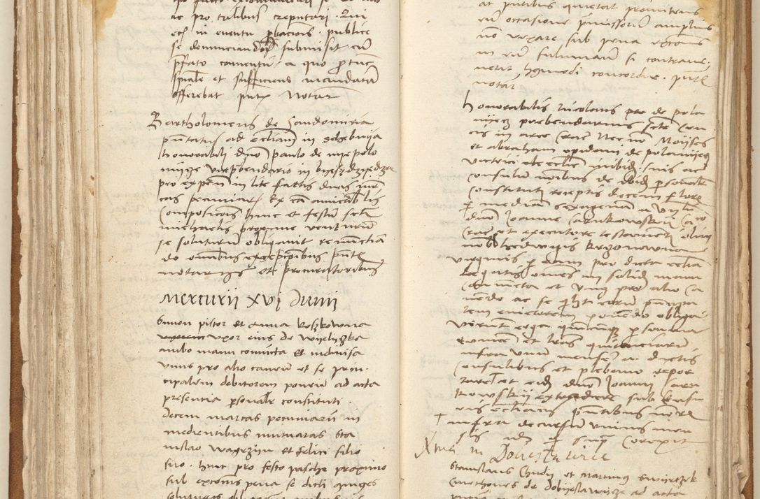 Zdjęcie nr 126 dla obiektu archiwalnego: [Acta] obligation[um] coram reverendo p[atre] domino Johanne de Starzechouicze decretor[um] doctore, scolastico Visl[i]ciensi, canonico et in spirituali[bus] vicario generali Crac[oviensi] ad annum Domini m[ille]simum quingentesimum [quartum], indicione septim[a], [pon]tificatus sancti[ssimi in] Christo patris [domini nostri] domini Julii divina pro[vi]dencia pape secundi, anno primo feliciter i[nci]piunt.