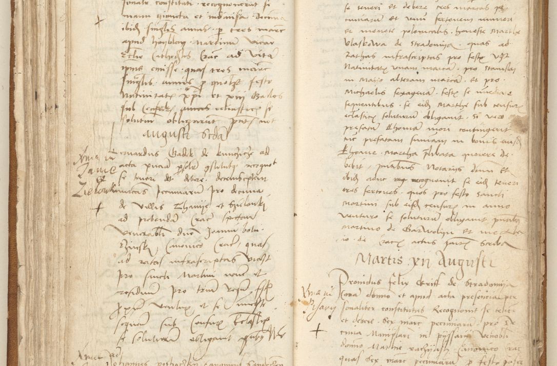 Zdjęcie nr 90 dla obiektu archiwalnego: [Acta] obligation[um] coram reverendo p[atre] domino Johanne de Starzechouicze decretor[um] doctore, scolastico Visl[i]ciensi, canonico et in spirituali[bus] vicario generali Crac[oviensi] ad annum Domini m[ille]simum quingentesimum [quartum], indicione septim[a], [pon]tificatus sancti[ssimi in] Christo patris [domini nostri] domini Julii divina pro[vi]dencia pape secundi, anno primo feliciter i[nci]piunt.