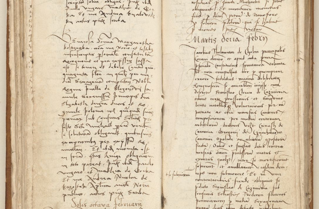 Zdjęcie nr 74 dla obiektu archiwalnego: [Acta] obligation[um] coram reverendo p[atre] domino Johanne de Starzechouicze decretor[um] doctore, scolastico Visl[i]ciensi, canonico et in spirituali[bus] vicario generali Crac[oviensi] ad annum Domini m[ille]simum quingentesimum [quartum], indicione septim[a], [pon]tificatus sancti[ssimi in] Christo patris [domini nostri] domini Julii divina pro[vi]dencia pape secundi, anno primo feliciter i[nci]piunt.