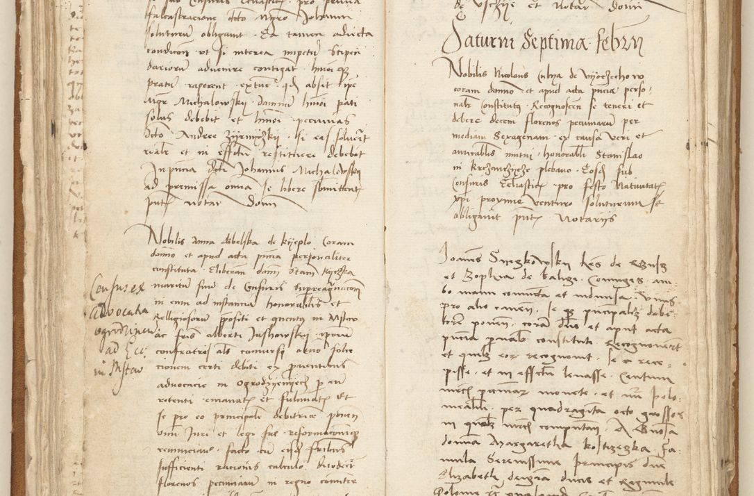 Zdjęcie nr 73 dla obiektu archiwalnego: [Acta] obligation[um] coram reverendo p[atre] domino Johanne de Starzechouicze decretor[um] doctore, scolastico Visl[i]ciensi, canonico et in spirituali[bus] vicario generali Crac[oviensi] ad annum Domini m[ille]simum quingentesimum [quartum], indicione septim[a], [pon]tificatus sancti[ssimi in] Christo patris [domini nostri] domini Julii divina pro[vi]dencia pape secundi, anno primo feliciter i[nci]piunt.
