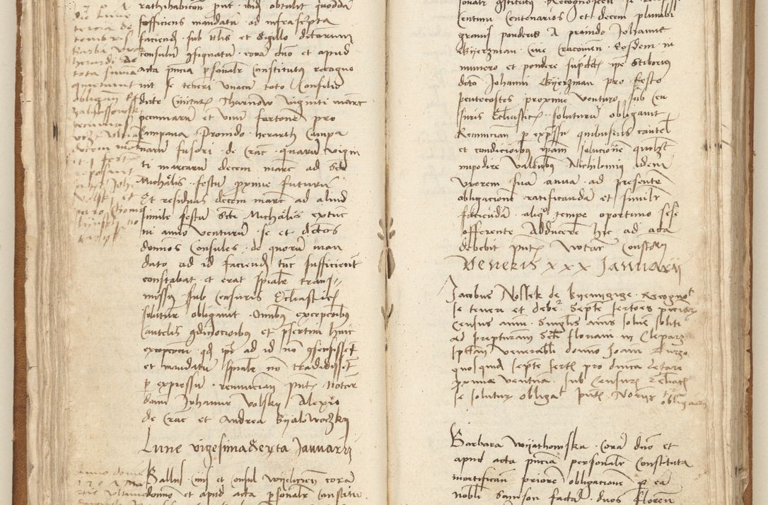 Zdjęcie nr 72 dla obiektu archiwalnego: [Acta] obligation[um] coram reverendo p[atre] domino Johanne de Starzechouicze decretor[um] doctore, scolastico Visl[i]ciensi, canonico et in spirituali[bus] vicario generali Crac[oviensi] ad annum Domini m[ille]simum quingentesimum [quartum], indicione septim[a], [pon]tificatus sancti[ssimi in] Christo patris [domini nostri] domini Julii divina pro[vi]dencia pape secundi, anno primo feliciter i[nci]piunt.