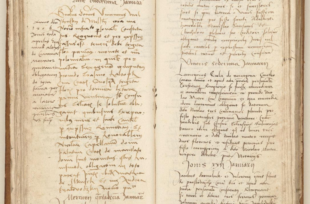Zdjęcie nr 71 dla obiektu archiwalnego: [Acta] obligation[um] coram reverendo p[atre] domino Johanne de Starzechouicze decretor[um] doctore, scolastico Visl[i]ciensi, canonico et in spirituali[bus] vicario generali Crac[oviensi] ad annum Domini m[ille]simum quingentesimum [quartum], indicione septim[a], [pon]tificatus sancti[ssimi in] Christo patris [domini nostri] domini Julii divina pro[vi]dencia pape secundi, anno primo feliciter i[nci]piunt.