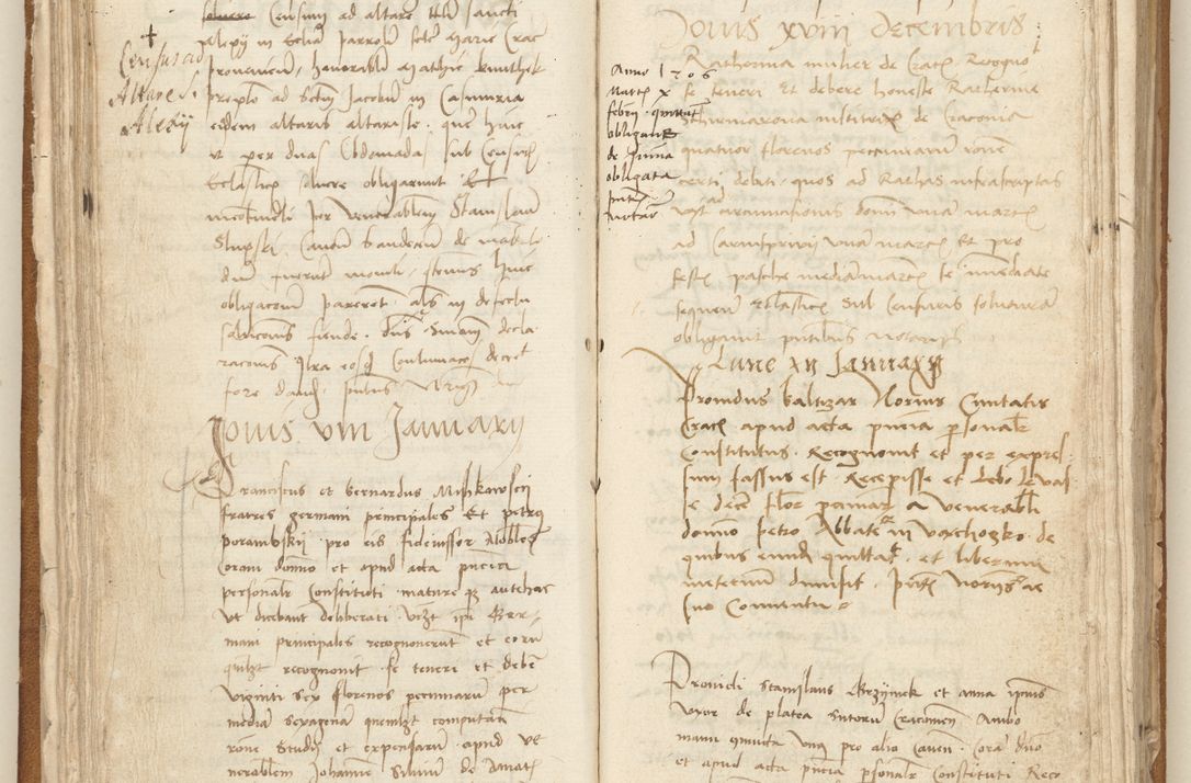 Zdjęcie nr 70 dla obiektu archiwalnego: [Acta] obligation[um] coram reverendo p[atre] domino Johanne de Starzechouicze decretor[um] doctore, scolastico Visl[i]ciensi, canonico et in spirituali[bus] vicario generali Crac[oviensi] ad annum Domini m[ille]simum quingentesimum [quartum], indicione septim[a], [pon]tificatus sancti[ssimi in] Christo patris [domini nostri] domini Julii divina pro[vi]dencia pape secundi, anno primo feliciter i[nci]piunt.
