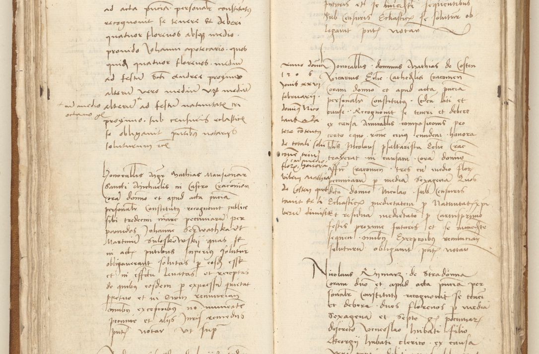 Zdjęcie nr 65 dla obiektu archiwalnego: [Acta] obligation[um] coram reverendo p[atre] domino Johanne de Starzechouicze decretor[um] doctore, scolastico Visl[i]ciensi, canonico et in spirituali[bus] vicario generali Crac[oviensi] ad annum Domini m[ille]simum quingentesimum [quartum], indicione septim[a], [pon]tificatus sancti[ssimi in] Christo patris [domini nostri] domini Julii divina pro[vi]dencia pape secundi, anno primo feliciter i[nci]piunt.