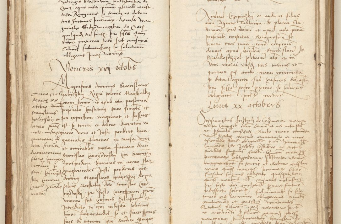Zdjęcie nr 64 dla obiektu archiwalnego: [Acta] obligation[um] coram reverendo p[atre] domino Johanne de Starzechouicze decretor[um] doctore, scolastico Visl[i]ciensi, canonico et in spirituali[bus] vicario generali Crac[oviensi] ad annum Domini m[ille]simum quingentesimum [quartum], indicione septim[a], [pon]tificatus sancti[ssimi in] Christo patris [domini nostri] domini Julii divina pro[vi]dencia pape secundi, anno primo feliciter i[nci]piunt.