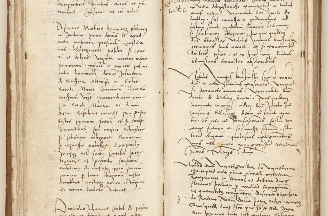 Zdjęcie nr 62 dla obiektu archiwalnego: [Acta] obligation[um] coram reverendo p[atre] domino Johanne de Starzechouicze decretor[um] doctore, scolastico Visl[i]ciensi, canonico et in spirituali[bus] vicario generali Crac[oviensi] ad annum Domini m[ille]simum quingentesimum [quartum], indicione septim[a], [pon]tificatus sancti[ssimi in] Christo patris [domini nostri] domini Julii divina pro[vi]dencia pape secundi, anno primo feliciter i[nci]piunt.