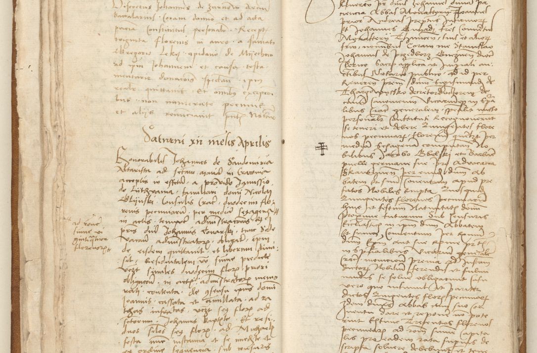 Zdjęcie nr 41 dla obiektu archiwalnego: [Acta] obligation[um] coram reverendo p[atre] domino Johanne de Starzechouicze decretor[um] doctore, scolastico Visl[i]ciensi, canonico et in spirituali[bus] vicario generali Crac[oviensi] ad annum Domini m[ille]simum quingentesimum [quartum], indicione septim[a], [pon]tificatus sancti[ssimi in] Christo patris [domini nostri] domini Julii divina pro[vi]dencia pape secundi, anno primo feliciter i[nci]piunt.