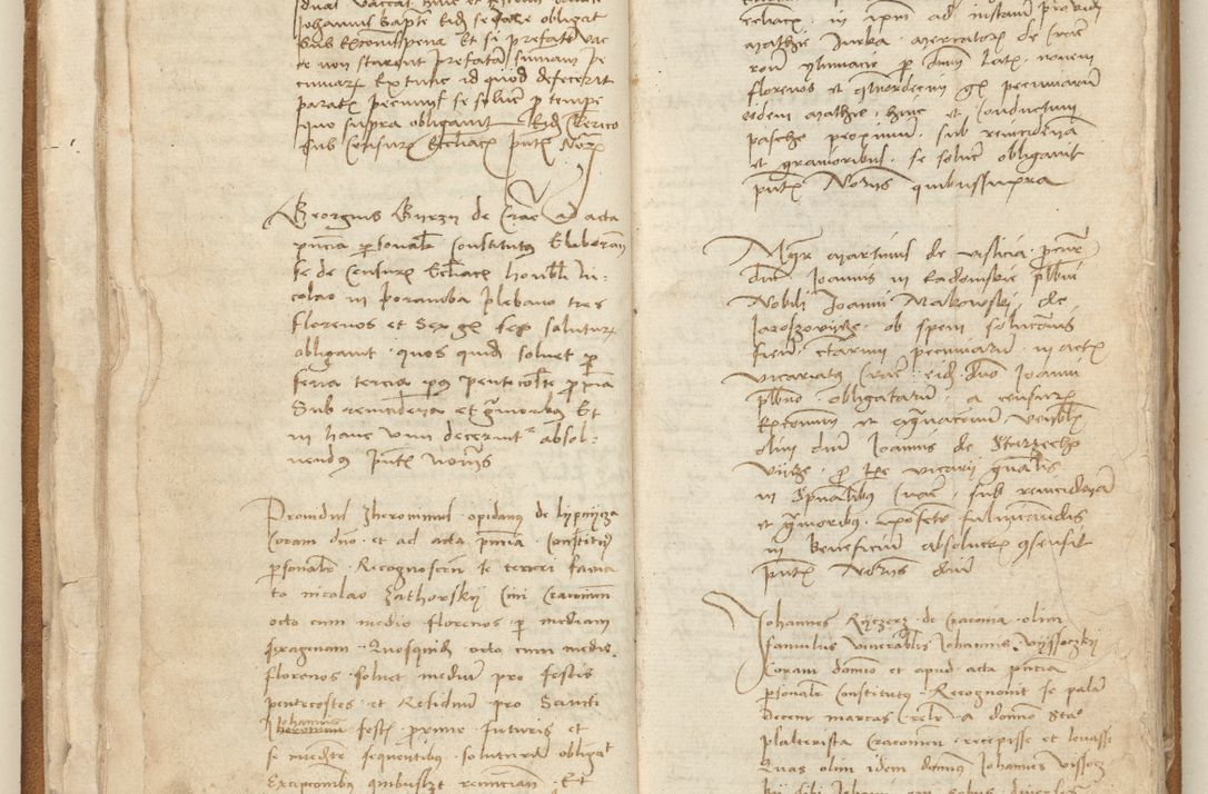 Zdjęcie nr 36 dla obiektu archiwalnego: [Acta] obligation[um] coram reverendo p[atre] domino Johanne de Starzechouicze decretor[um] doctore, scolastico Visl[i]ciensi, canonico et in spirituali[bus] vicario generali Crac[oviensi] ad annum Domini m[ille]simum quingentesimum [quartum], indicione septim[a], [pon]tificatus sancti[ssimi in] Christo patris [domini nostri] domini Julii divina pro[vi]dencia pape secundi, anno primo feliciter i[nci]piunt.