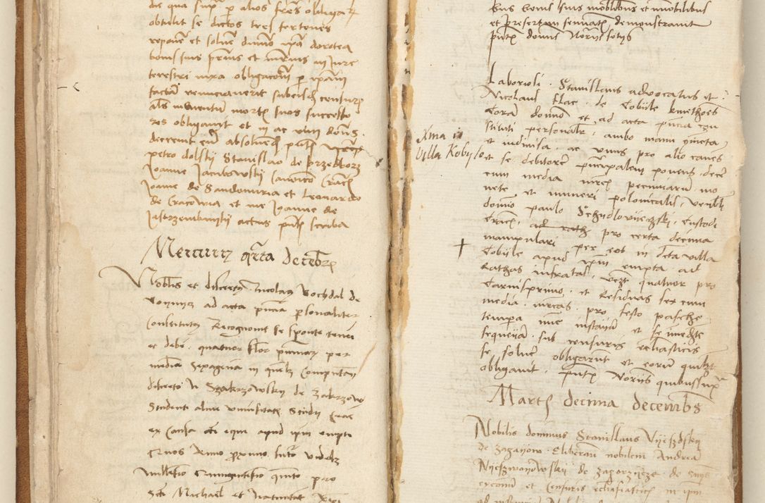 Zdjęcie nr 26 dla obiektu archiwalnego: [Acta] obligation[um] coram reverendo p[atre] domino Johanne de Starzechouicze decretor[um] doctore, scolastico Visl[i]ciensi, canonico et in spirituali[bus] vicario generali Crac[oviensi] ad annum Domini m[ille]simum quingentesimum [quartum], indicione septim[a], [pon]tificatus sancti[ssimi in] Christo patris [domini nostri] domini Julii divina pro[vi]dencia pape secundi, anno primo feliciter i[nci]piunt.