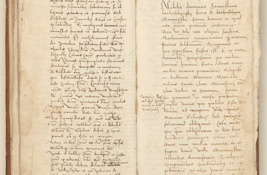 Zdjęcie nr 23 dla obiektu archiwalnego: [Acta] obligation[um] coram reverendo p[atre] domino Johanne de Starzechouicze decretor[um] doctore, scolastico Visl[i]ciensi, canonico et in spirituali[bus] vicario generali Crac[oviensi] ad annum Domini m[ille]simum quingentesimum [quartum], indicione septim[a], [pon]tificatus sancti[ssimi in] Christo patris [domini nostri] domini Julii divina pro[vi]dencia pape secundi, anno primo feliciter i[nci]piunt.