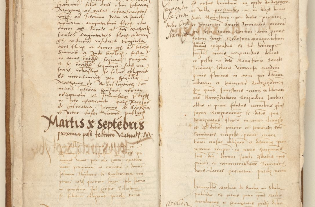 Zdjęcie nr 18 dla obiektu archiwalnego: [Acta] obligation[um] coram reverendo p[atre] domino Johanne de Starzechouicze decretor[um] doctore, scolastico Visl[i]ciensi, canonico et in spirituali[bus] vicario generali Crac[oviensi] ad annum Domini m[ille]simum quingentesimum [quartum], indicione septim[a], [pon]tificatus sancti[ssimi in] Christo patris [domini nostri] domini Julii divina pro[vi]dencia pape secundi, anno primo feliciter i[nci]piunt.