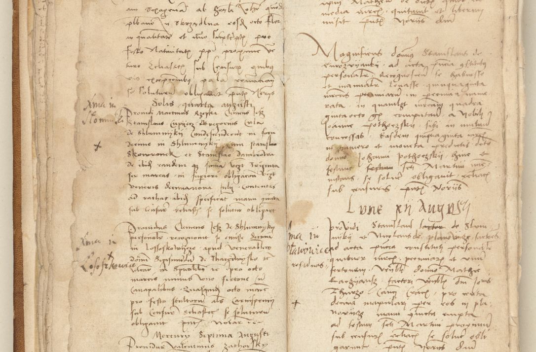 Zdjęcie nr 14 dla obiektu archiwalnego: [Acta] obligation[um] coram reverendo p[atre] domino Johanne de Starzechouicze decretor[um] doctore, scolastico Visl[i]ciensi, canonico et in spirituali[bus] vicario generali Crac[oviensi] ad annum Domini m[ille]simum quingentesimum [quartum], indicione septim[a], [pon]tificatus sancti[ssimi in] Christo patris [domini nostri] domini Julii divina pro[vi]dencia pape secundi, anno primo feliciter i[nci]piunt.