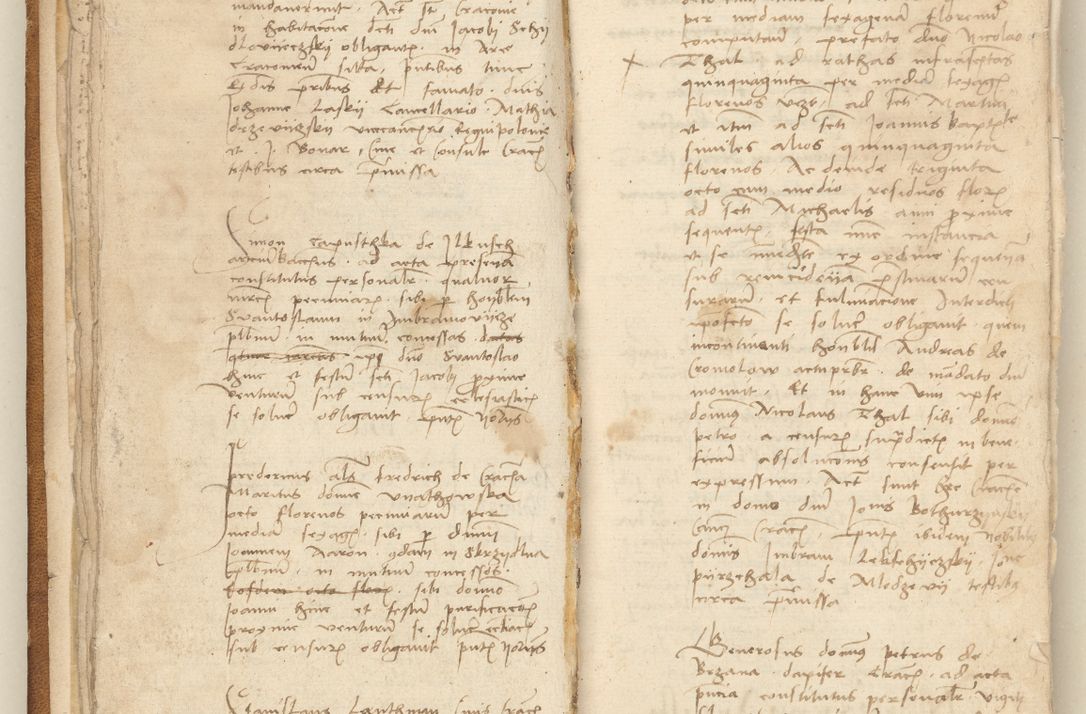 Zdjęcie nr 15 dla obiektu archiwalnego: [Acta] obligation[um] coram reverendo p[atre] domino Johanne de Starzechouicze decretor[um] doctore, scolastico Visl[i]ciensi, canonico et in spirituali[bus] vicario generali Crac[oviensi] ad annum Domini m[ille]simum quingentesimum [quartum], indicione septim[a], [pon]tificatus sancti[ssimi in] Christo patris [domini nostri] domini Julii divina pro[vi]dencia pape secundi, anno primo feliciter i[nci]piunt.