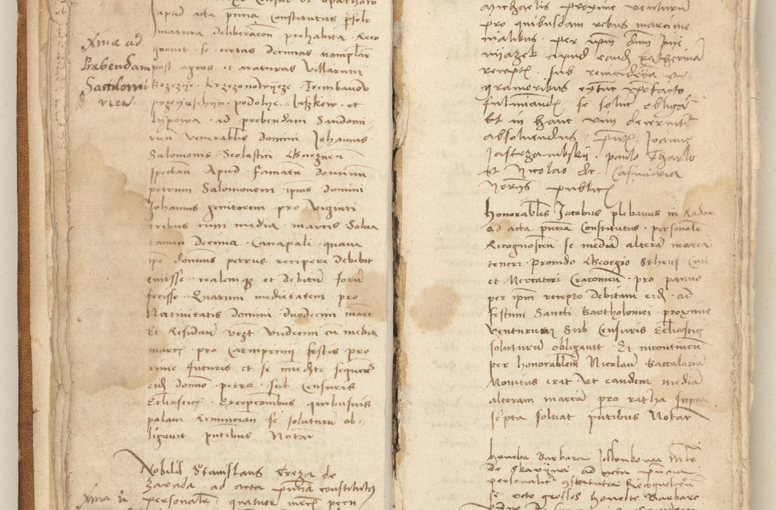 Zdjęcie nr 12 dla obiektu archiwalnego: [Acta] obligation[um] coram reverendo p[atre] domino Johanne de Starzechouicze decretor[um] doctore, scolastico Visl[i]ciensi, canonico et in spirituali[bus] vicario generali Crac[oviensi] ad annum Domini m[ille]simum quingentesimum [quartum], indicione septim[a], [pon]tificatus sancti[ssimi in] Christo patris [domini nostri] domini Julii divina pro[vi]dencia pape secundi, anno primo feliciter i[nci]piunt.