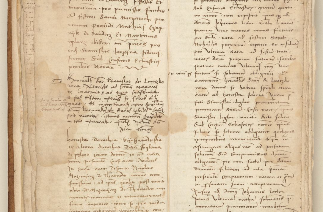 Zdjęcie nr 11 dla obiektu archiwalnego: [Acta] obligation[um] coram reverendo p[atre] domino Johanne de Starzechouicze decretor[um] doctore, scolastico Visl[i]ciensi, canonico et in spirituali[bus] vicario generali Crac[oviensi] ad annum Domini m[ille]simum quingentesimum [quartum], indicione septim[a], [pon]tificatus sancti[ssimi in] Christo patris [domini nostri] domini Julii divina pro[vi]dencia pape secundi, anno primo feliciter i[nci]piunt.