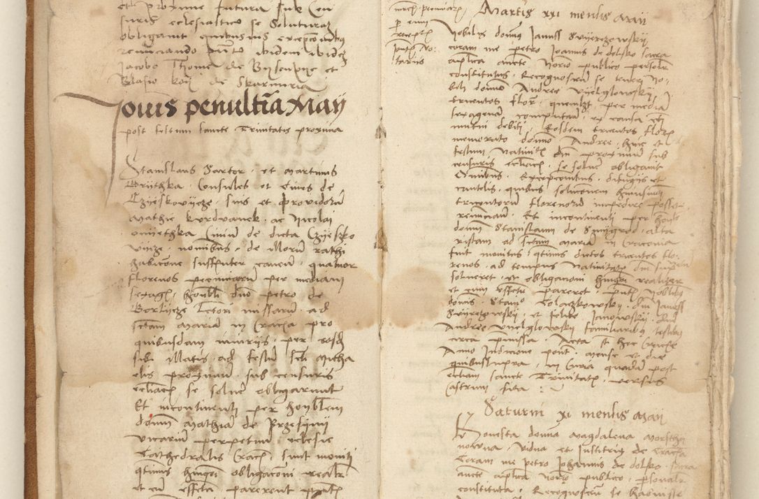 Zdjęcie nr 9 dla obiektu archiwalnego: [Acta] obligation[um] coram reverendo p[atre] domino Johanne de Starzechouicze decretor[um] doctore, scolastico Visl[i]ciensi, canonico et in spirituali[bus] vicario generali Crac[oviensi] ad annum Domini m[ille]simum quingentesimum [quartum], indicione septim[a], [pon]tificatus sancti[ssimi in] Christo patris [domini nostri] domini Julii divina pro[vi]dencia pape secundi, anno primo feliciter i[nci]piunt.