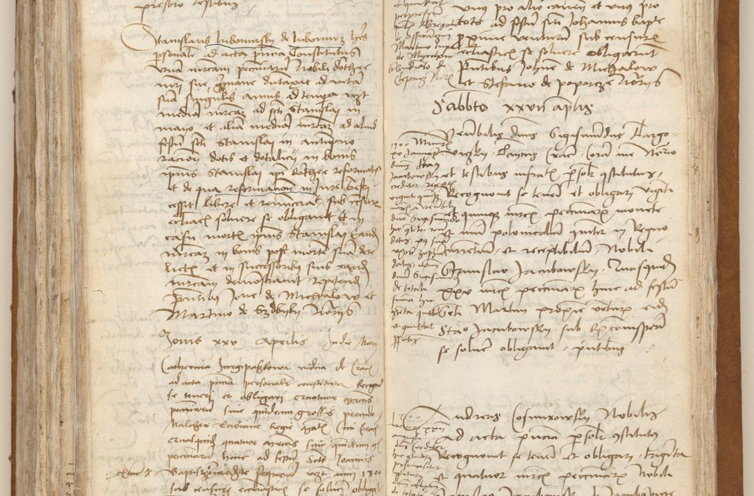 Zdjęcie nr 290 dla obiektu archiwalnego: [Acta obligationum officialia coram Johanne de Starzechowicze]