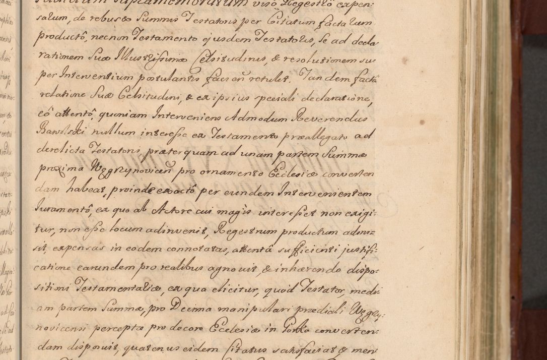 Zdjęcie nr 202 dla obiektu archiwalnego: Acta actorum episcopalium R. D. Casimiri a Łubna Łubiński, episcopi Cracoviensis, ducis Severiae ab anno 1714 ad annum 1719 conscripta. Volumen II