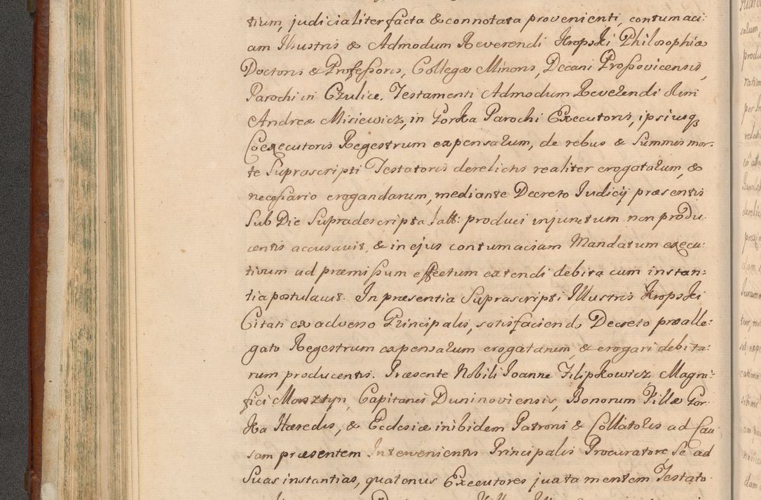 Zdjęcie nr 201 dla obiektu archiwalnego: Acta actorum episcopalium R. D. Casimiri a Łubna Łubiński, episcopi Cracoviensis, ducis Severiae ab anno 1714 ad annum 1719 conscripta. Volumen II