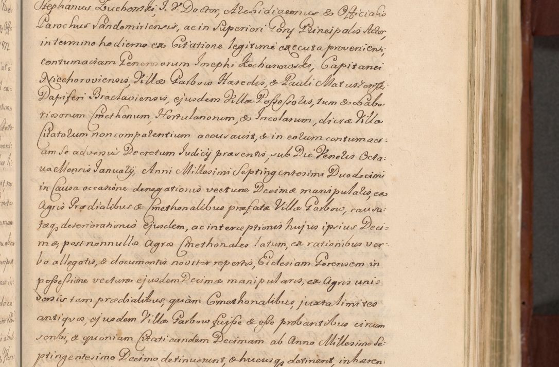 Zdjęcie nr 198 dla obiektu archiwalnego: Acta actorum episcopalium R. D. Casimiri a Łubna Łubiński, episcopi Cracoviensis, ducis Severiae ab anno 1714 ad annum 1719 conscripta. Volumen II