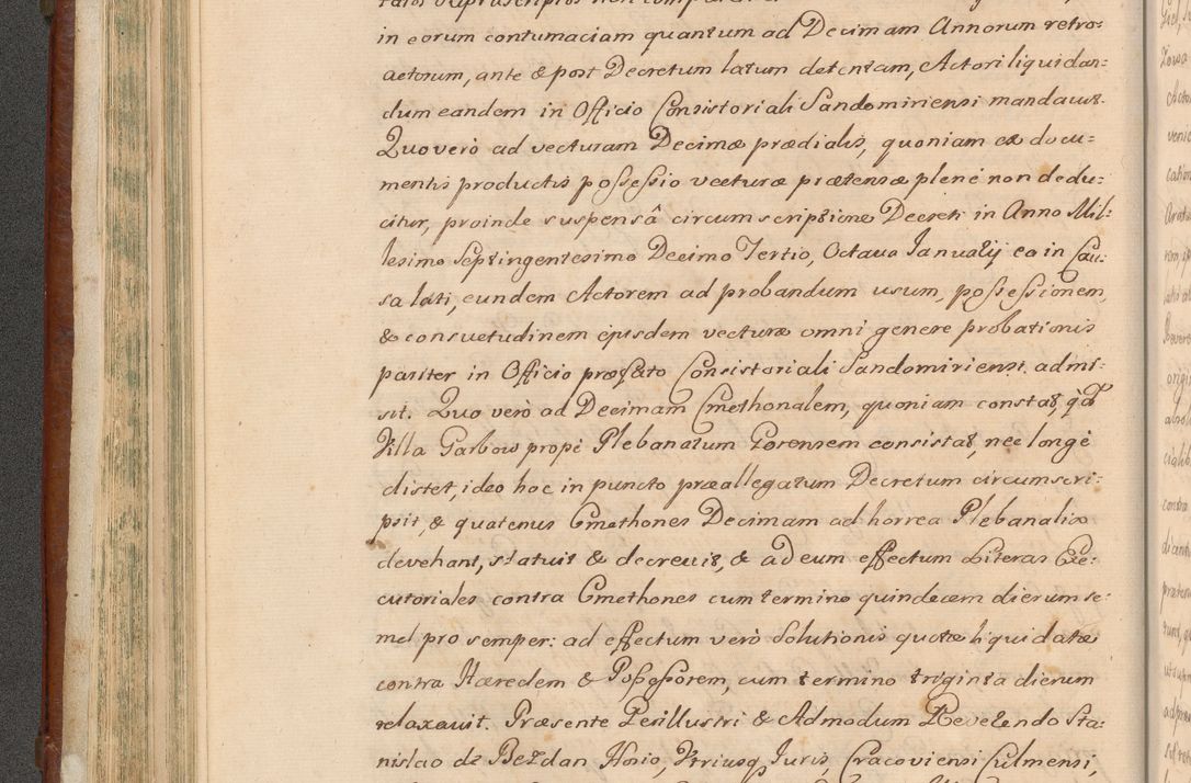 Zdjęcie nr 199 dla obiektu archiwalnego: Acta actorum episcopalium R. D. Casimiri a Łubna Łubiński, episcopi Cracoviensis, ducis Severiae ab anno 1714 ad annum 1719 conscripta. Volumen II