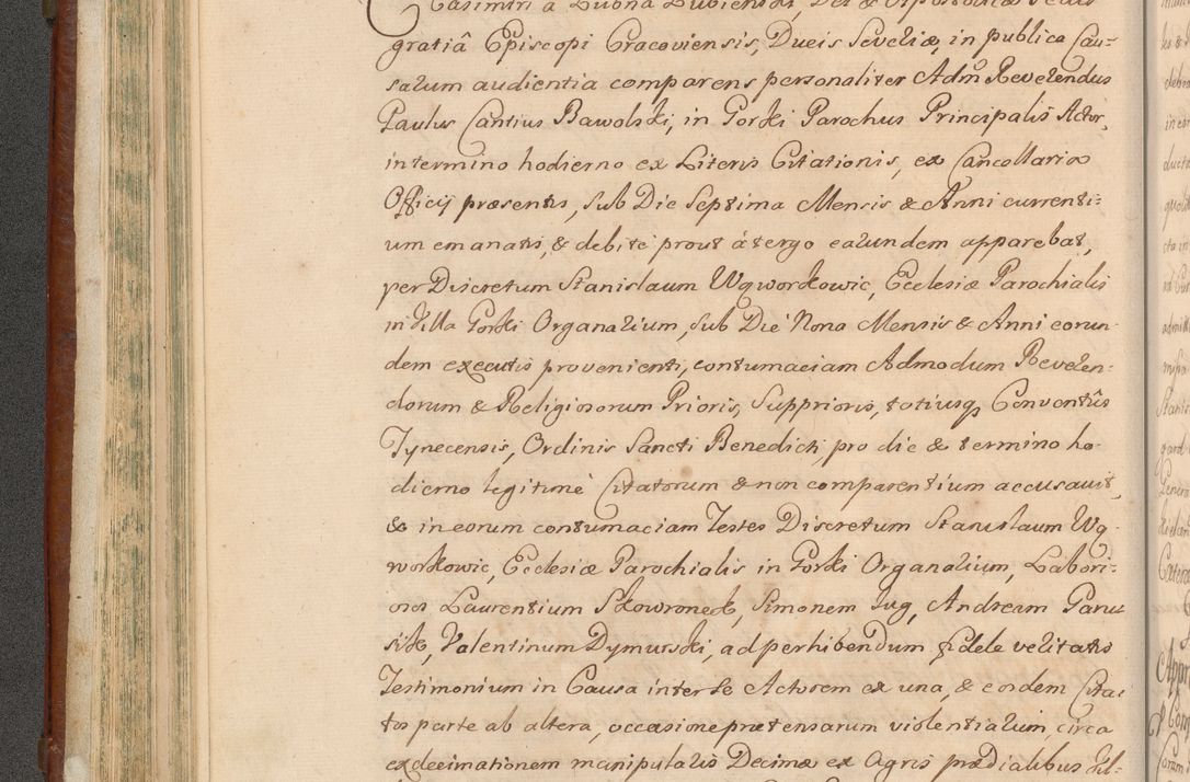 Zdjęcie nr 193 dla obiektu archiwalnego: Acta actorum episcopalium R. D. Casimiri a Łubna Łubiński, episcopi Cracoviensis, ducis Severiae ab anno 1714 ad annum 1719 conscripta. Volumen II