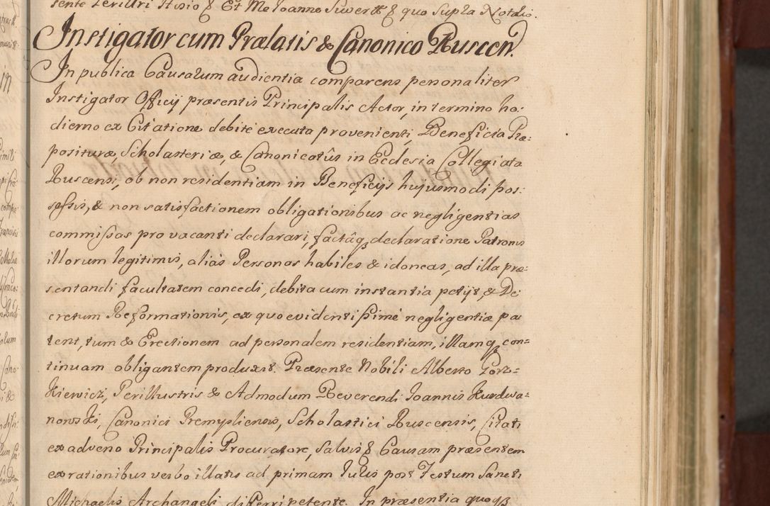 Zdjęcie nr 190 dla obiektu archiwalnego: Acta actorum episcopalium R. D. Casimiri a Łubna Łubiński, episcopi Cracoviensis, ducis Severiae ab anno 1714 ad annum 1719 conscripta. Volumen II