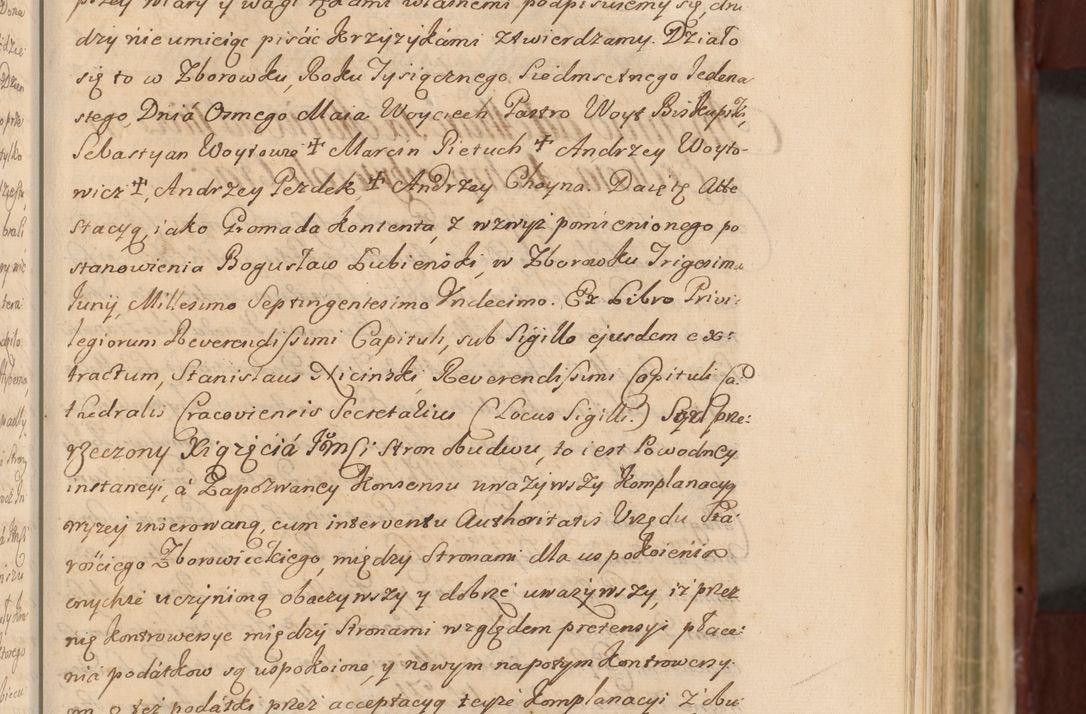 Zdjęcie nr 188 dla obiektu archiwalnego: Acta actorum episcopalium R. D. Casimiri a Łubna Łubiński, episcopi Cracoviensis, ducis Severiae ab anno 1714 ad annum 1719 conscripta. Volumen II