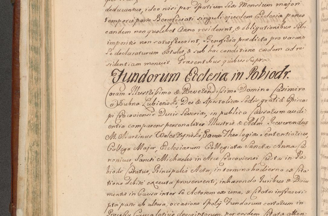 Zdjęcie nr 191 dla obiektu archiwalnego: Acta actorum episcopalium R. D. Casimiri a Łubna Łubiński, episcopi Cracoviensis, ducis Severiae ab anno 1714 ad annum 1719 conscripta. Volumen II