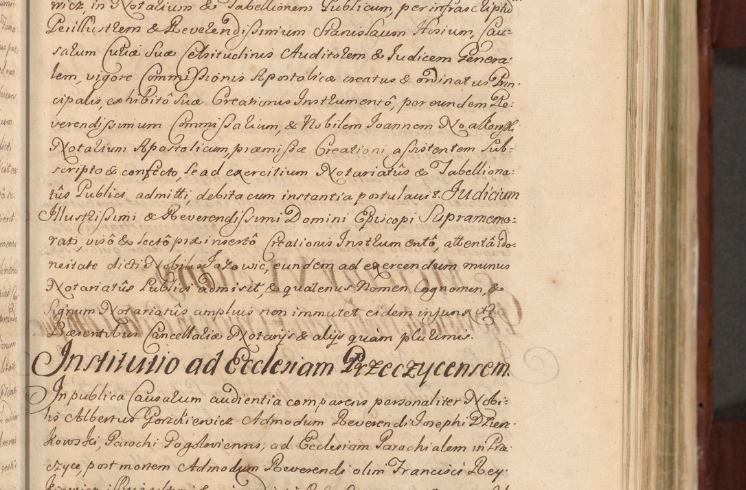 Zdjęcie nr 182 dla obiektu archiwalnego: Acta actorum episcopalium R. D. Casimiri a Łubna Łubiński, episcopi Cracoviensis, ducis Severiae ab anno 1714 ad annum 1719 conscripta. Volumen II
