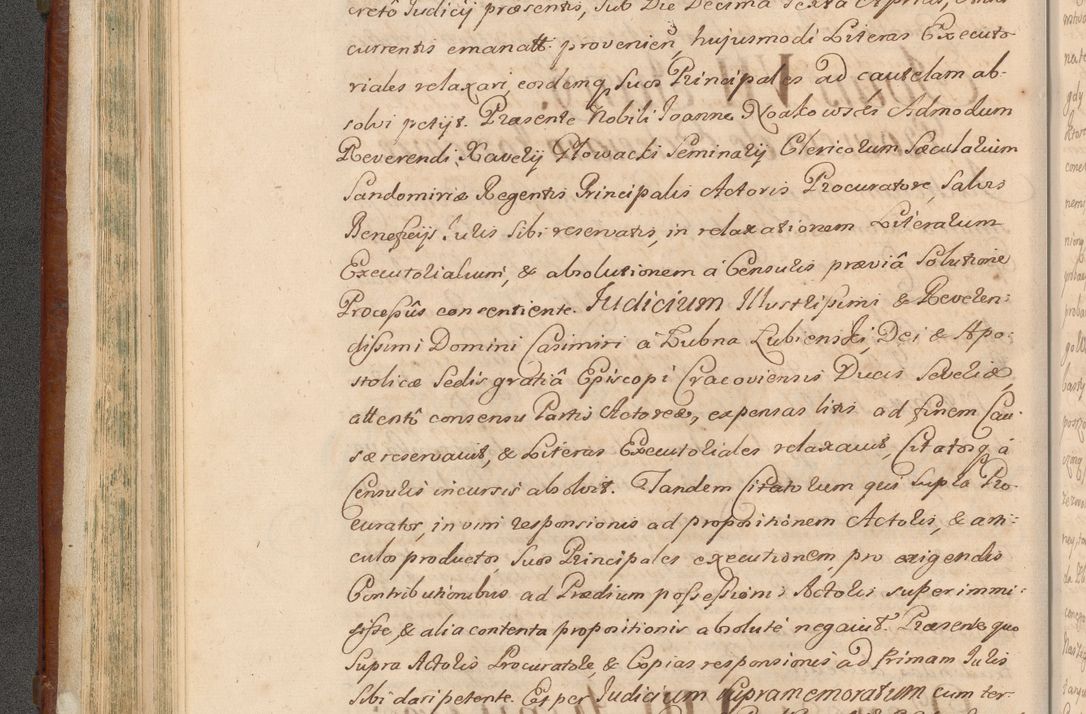 Zdjęcie nr 185 dla obiektu archiwalnego: Acta actorum episcopalium R. D. Casimiri a Łubna Łubiński, episcopi Cracoviensis, ducis Severiae ab anno 1714 ad annum 1719 conscripta. Volumen II