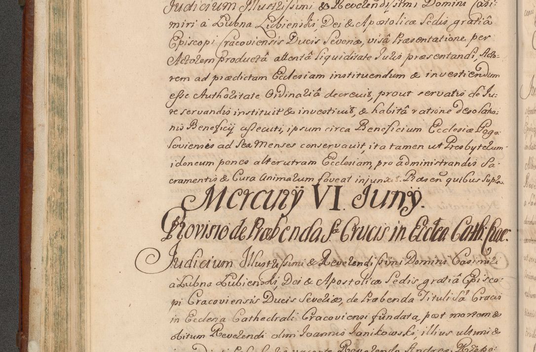 Zdjęcie nr 183 dla obiektu archiwalnego: Acta actorum episcopalium R. D. Casimiri a Łubna Łubiński, episcopi Cracoviensis, ducis Severiae ab anno 1714 ad annum 1719 conscripta. Volumen II