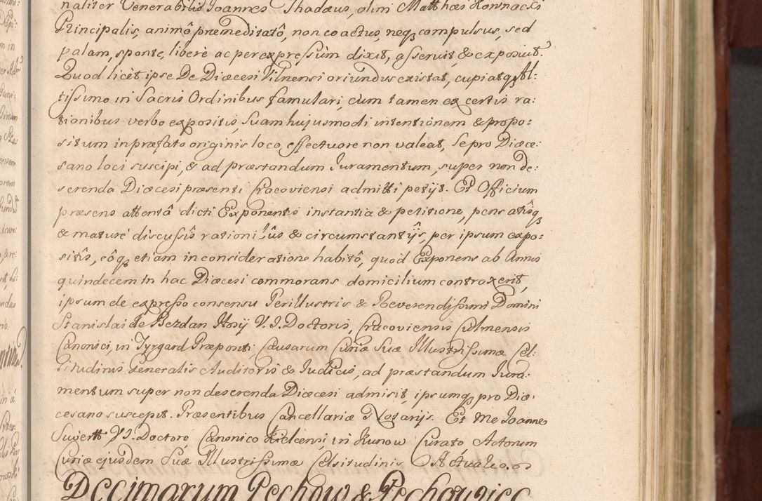 Zdjęcie nr 176 dla obiektu archiwalnego: Acta actorum episcopalium R. D. Casimiri a Łubna Łubiński, episcopi Cracoviensis, ducis Severiae ab anno 1714 ad annum 1719 conscripta. Volumen II