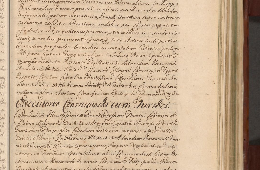 Zdjęcie nr 180 dla obiektu archiwalnego: Acta actorum episcopalium R. D. Casimiri a Łubna Łubiński, episcopi Cracoviensis, ducis Severiae ab anno 1714 ad annum 1719 conscripta. Volumen II