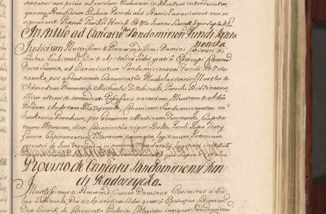 Zdjęcie nr 174 dla obiektu archiwalnego: Acta actorum episcopalium R. D. Casimiri a Łubna Łubiński, episcopi Cracoviensis, ducis Severiae ab anno 1714 ad annum 1719 conscripta. Volumen II
