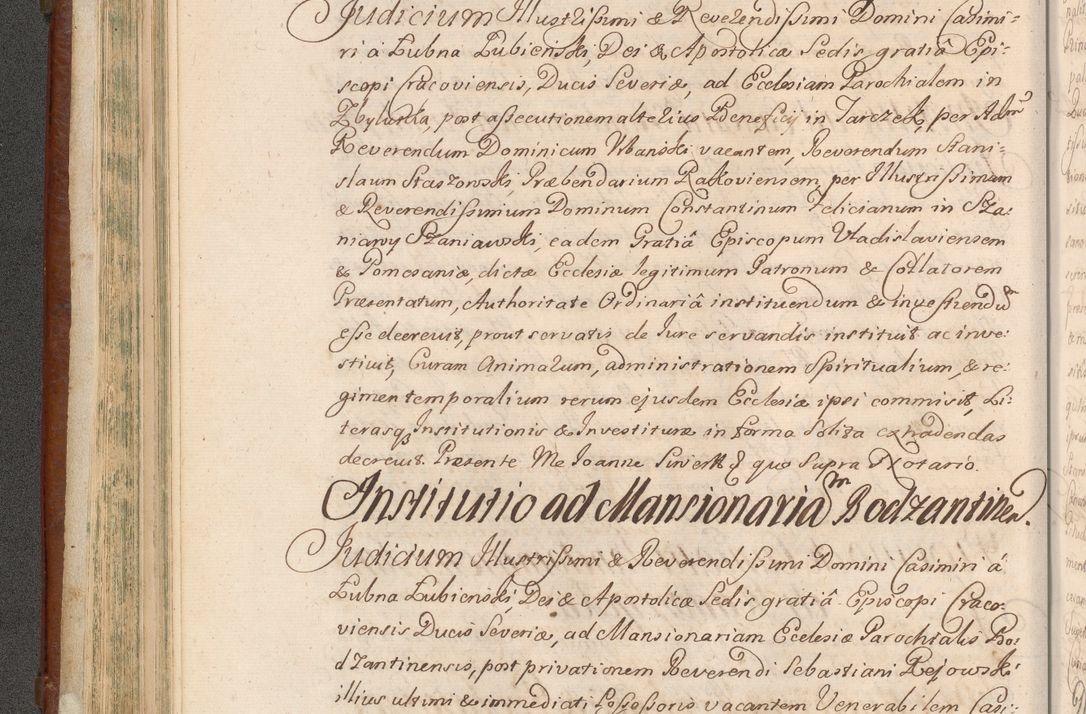 Zdjęcie nr 175 dla obiektu archiwalnego: Acta actorum episcopalium R. D. Casimiri a Łubna Łubiński, episcopi Cracoviensis, ducis Severiae ab anno 1714 ad annum 1719 conscripta. Volumen II