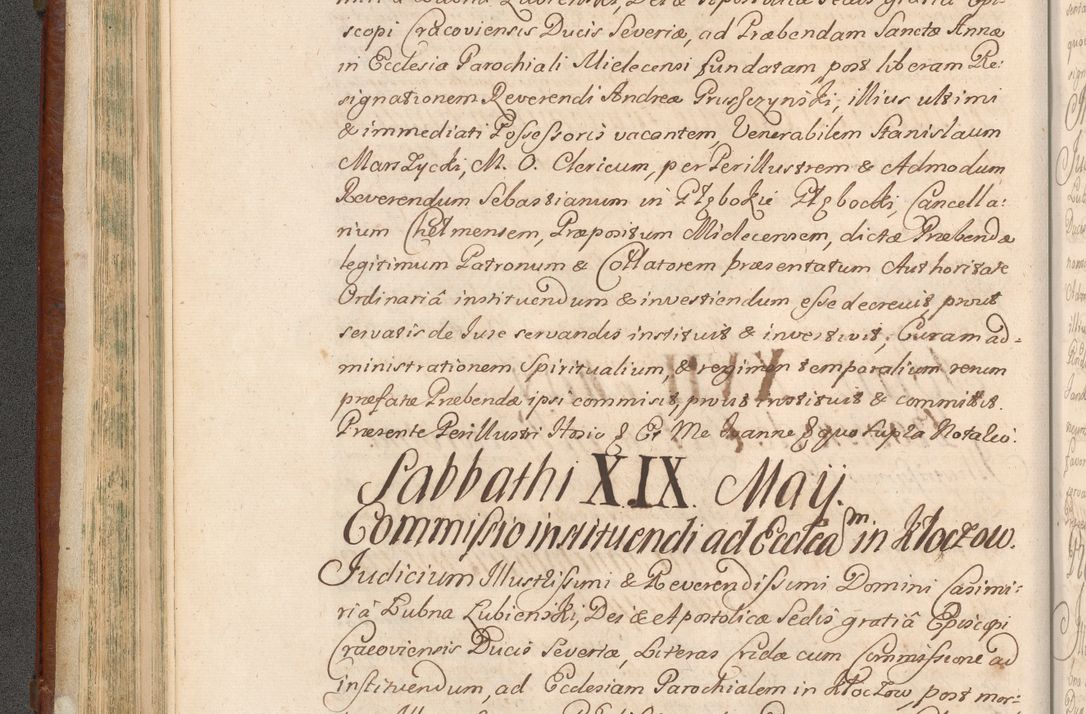 Zdjęcie nr 173 dla obiektu archiwalnego: Acta actorum episcopalium R. D. Casimiri a Łubna Łubiński, episcopi Cracoviensis, ducis Severiae ab anno 1714 ad annum 1719 conscripta. Volumen II