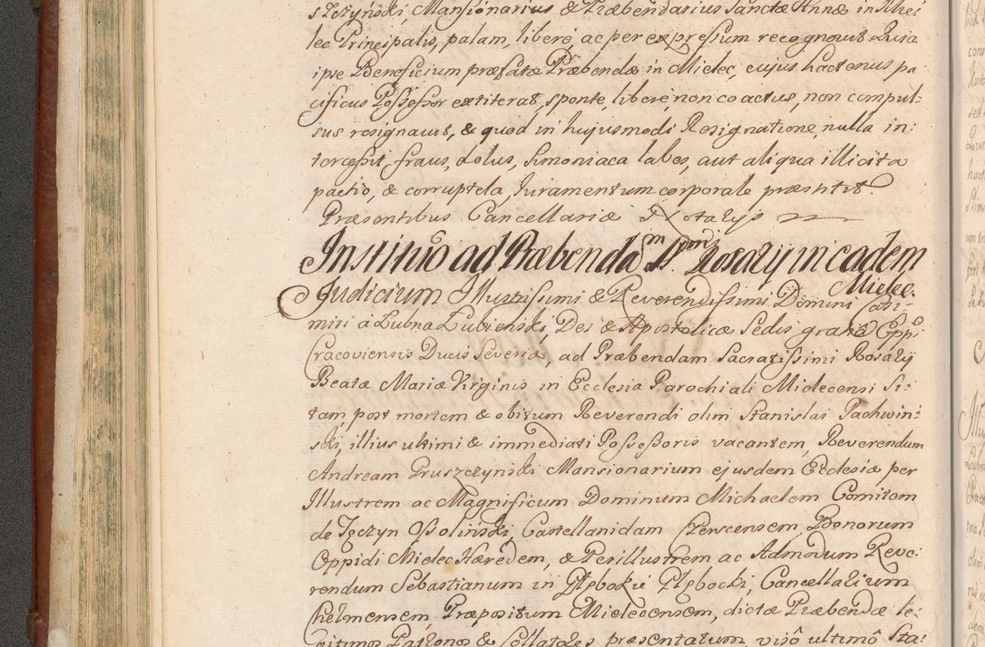 Zdjęcie nr 171 dla obiektu archiwalnego: Acta actorum episcopalium R. D. Casimiri a Łubna Łubiński, episcopi Cracoviensis, ducis Severiae ab anno 1714 ad annum 1719 conscripta. Volumen II