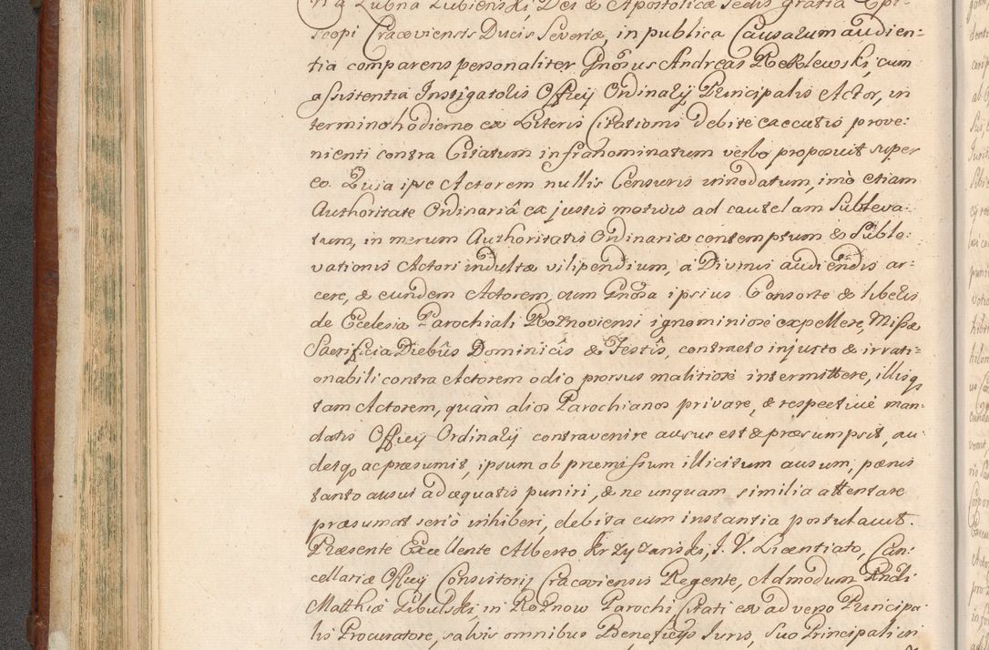 Zdjęcie nr 169 dla obiektu archiwalnego: Acta actorum episcopalium R. D. Casimiri a Łubna Łubiński, episcopi Cracoviensis, ducis Severiae ab anno 1714 ad annum 1719 conscripta. Volumen II