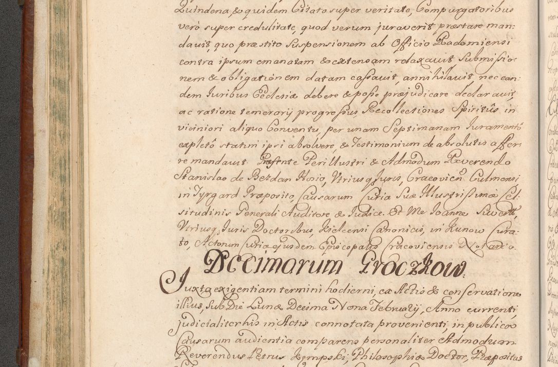 Zdjęcie nr 165 dla obiektu archiwalnego: Acta actorum episcopalium R. D. Casimiri a Łubna Łubiński, episcopi Cracoviensis, ducis Severiae ab anno 1714 ad annum 1719 conscripta. Volumen II