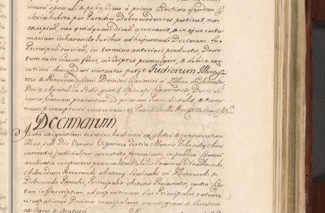 Zdjęcie nr 158 dla obiektu archiwalnego: Acta actorum episcopalium R. D. Casimiri a Łubna Łubiński, episcopi Cracoviensis, ducis Severiae ab anno 1714 ad annum 1719 conscripta. Volumen II